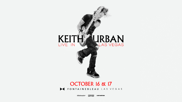 Keith Urban sails back to Vegas for Fontainebleau shows